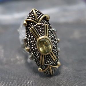 Mixed Metal Statement Ring